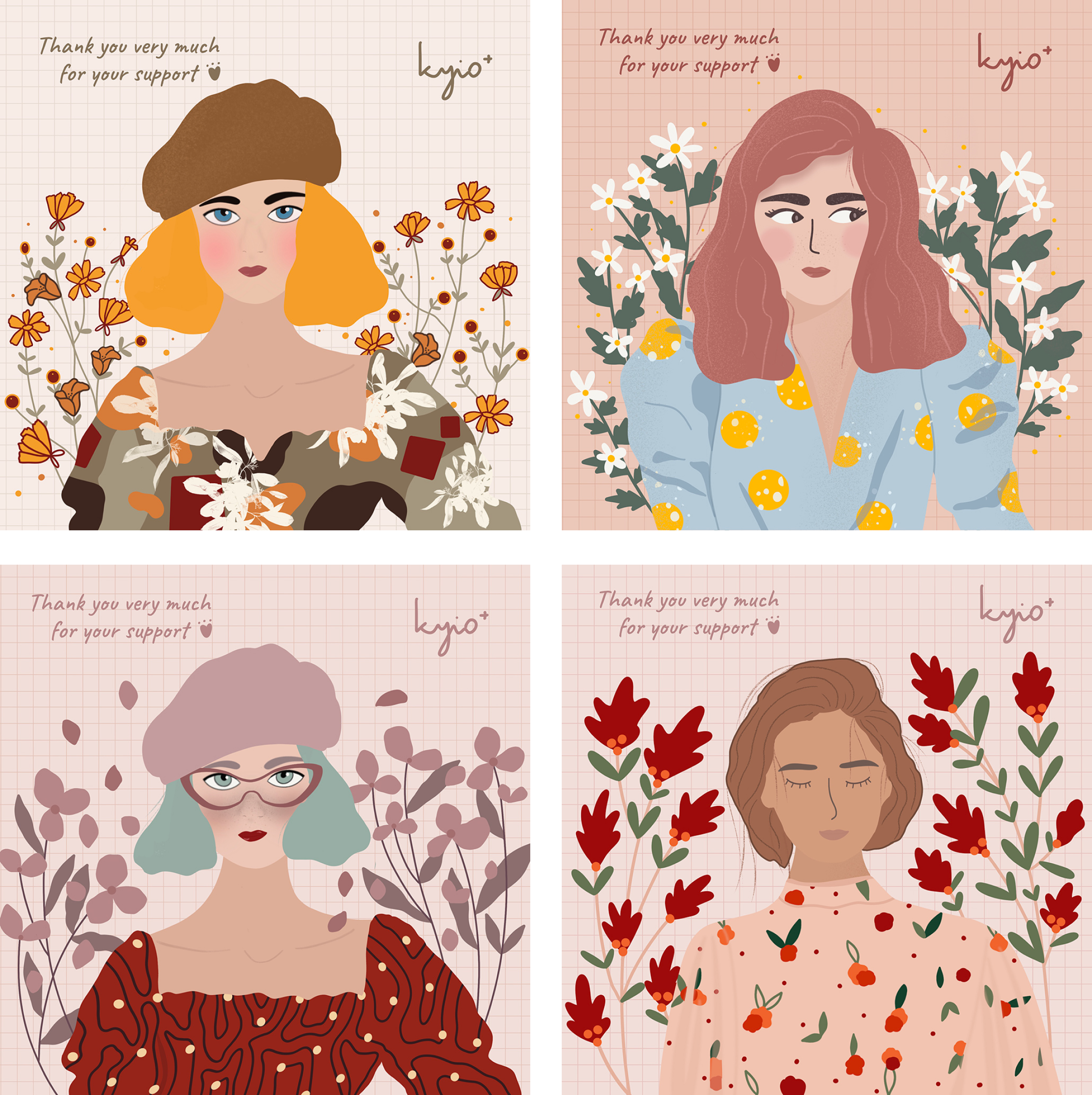 Illustrative Post card Designer